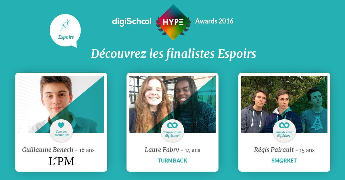 DigiSchool HYPE Awards, concours, jeunes, entrepreneuriat, projets