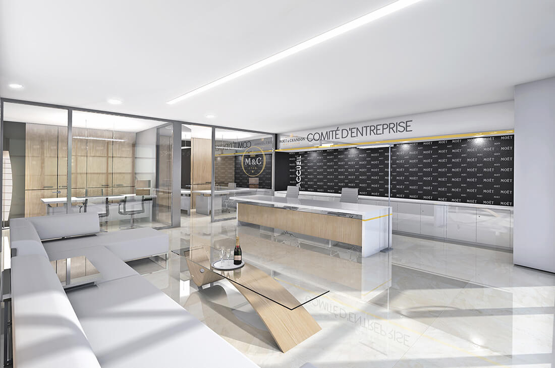 Moët et Chandon lvmh locaux