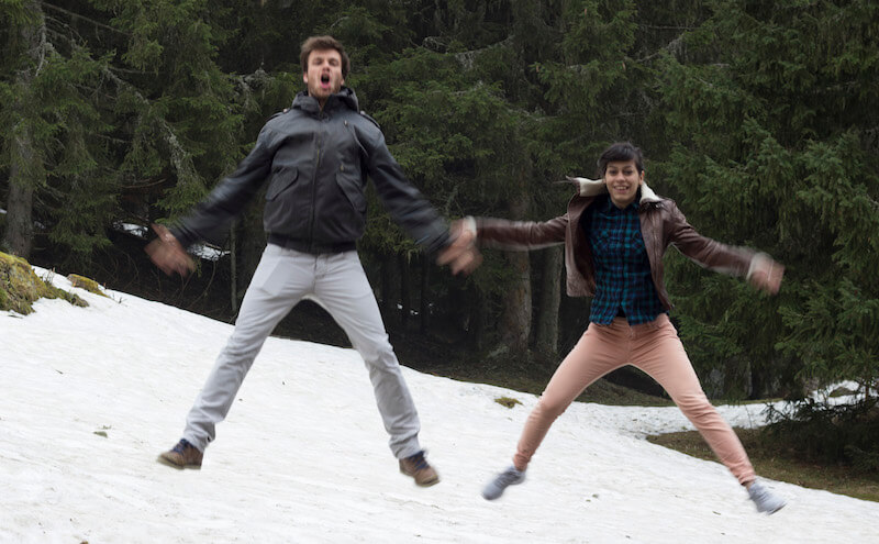 Thibaut & Sarolta Jump team building equipe