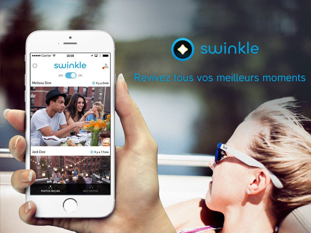 Swinkle, application, photo, start-up, projet, entrepreneuriat, étudiant-entrepreneur